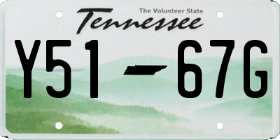 TN license plate Y5167G