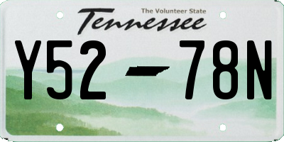 TN license plate Y5278N