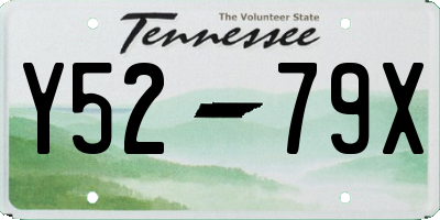 TN license plate Y5279X