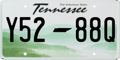 TN license plate Y5288Q