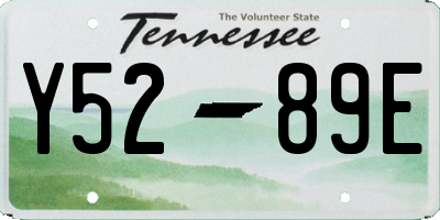 TN license plate Y5289E