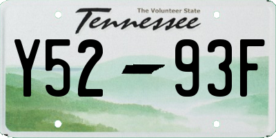 TN license plate Y5293F