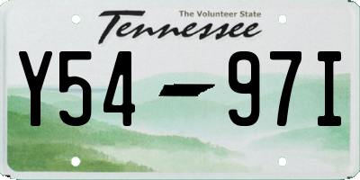 TN license plate Y5497I
