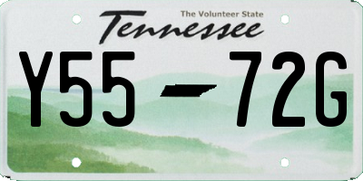 TN license plate Y5572G