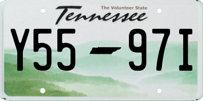 TN license plate Y5597I