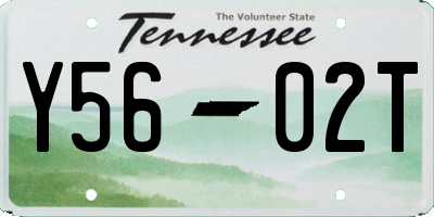 TN license plate Y5602T