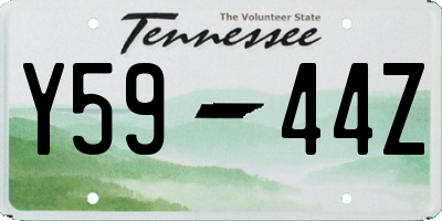 TN license plate Y5944Z
