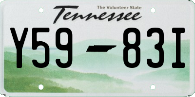 TN license plate Y5983I