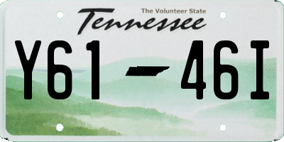 TN license plate Y6146I
