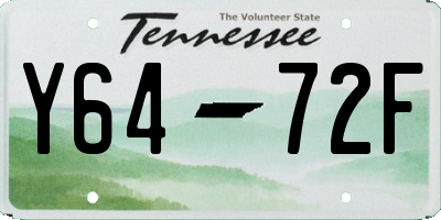 TN license plate Y6472F