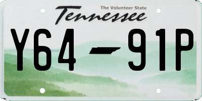 TN license plate Y6491P