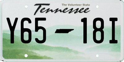 TN license plate Y6518I