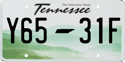 TN license plate Y6531F