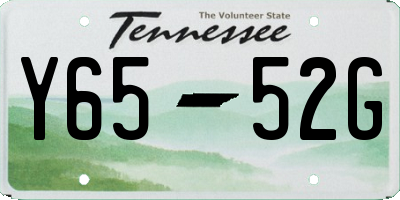 TN license plate Y6552G