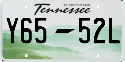 TN license plate Y6552L