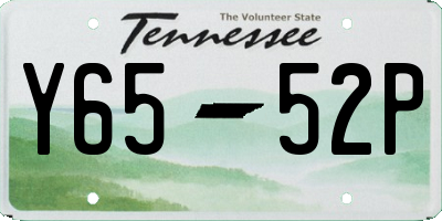 TN license plate Y6552P