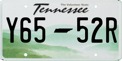 TN license plate Y6552R