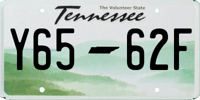 TN license plate Y6562F