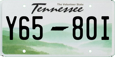 TN license plate Y6580I