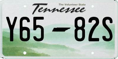 TN license plate Y6582S