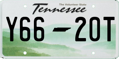 TN license plate Y6620T