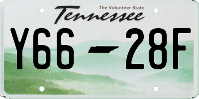 TN license plate Y6628F