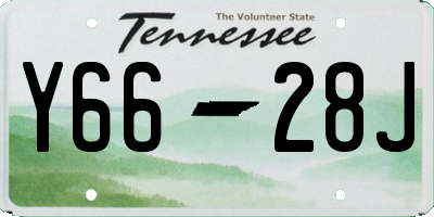 TN license plate Y6628J