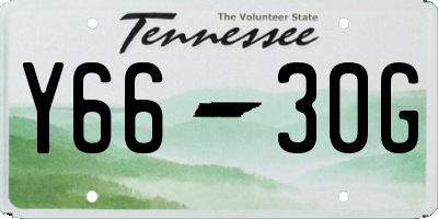 TN license plate Y6630G