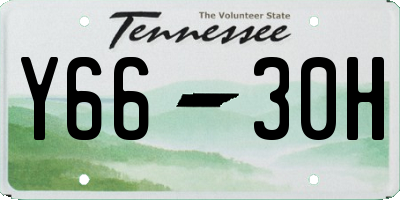 TN license plate Y6630H