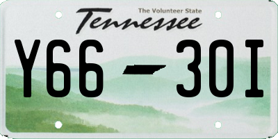TN license plate Y6630I