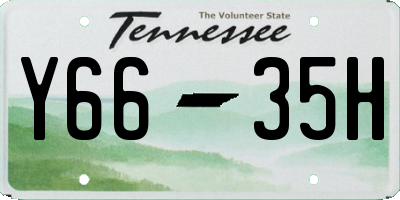 TN license plate Y6635H