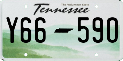 TN license plate Y6659O