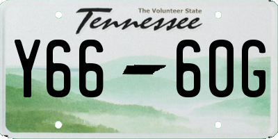 TN license plate Y6660G