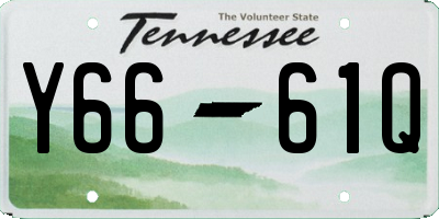 TN license plate Y6661Q
