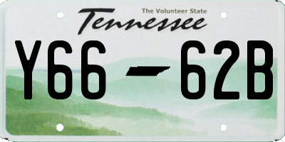 TN license plate Y6662B