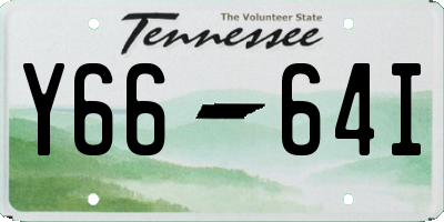 TN license plate Y6664I