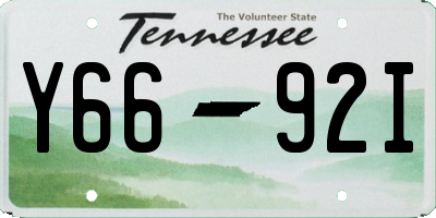 TN license plate Y6692I