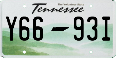 TN license plate Y6693I