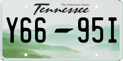 TN license plate Y6695I