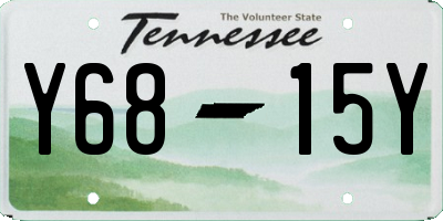 TN license plate Y6815Y