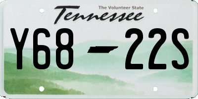 TN license plate Y6822S