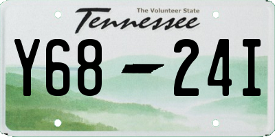 TN license plate Y6824I