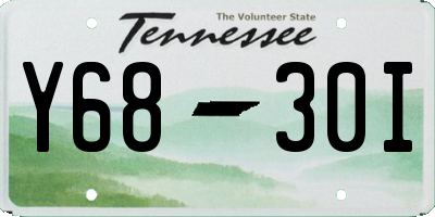 TN license plate Y6830I