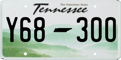 TN license plate Y6830O