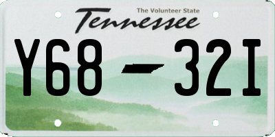 TN license plate Y6832I