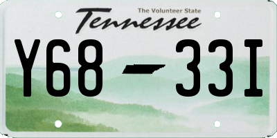 TN license plate Y6833I