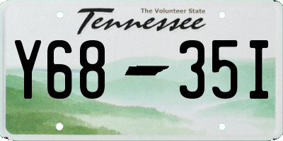 TN license plate Y6835I
