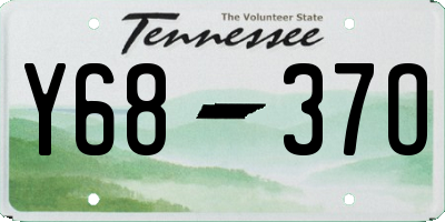 TN license plate Y6837O