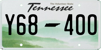 TN license plate Y6840O