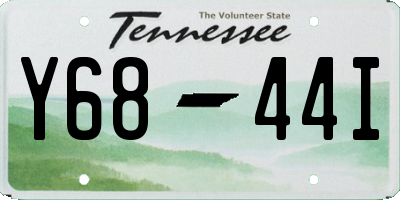 TN license plate Y6844I
